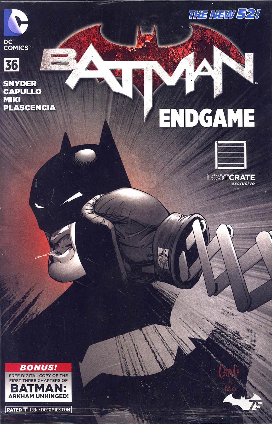 Batman Vol 2 #36 Cover G Loot Crate Exclusive Variant Cover No Polybag