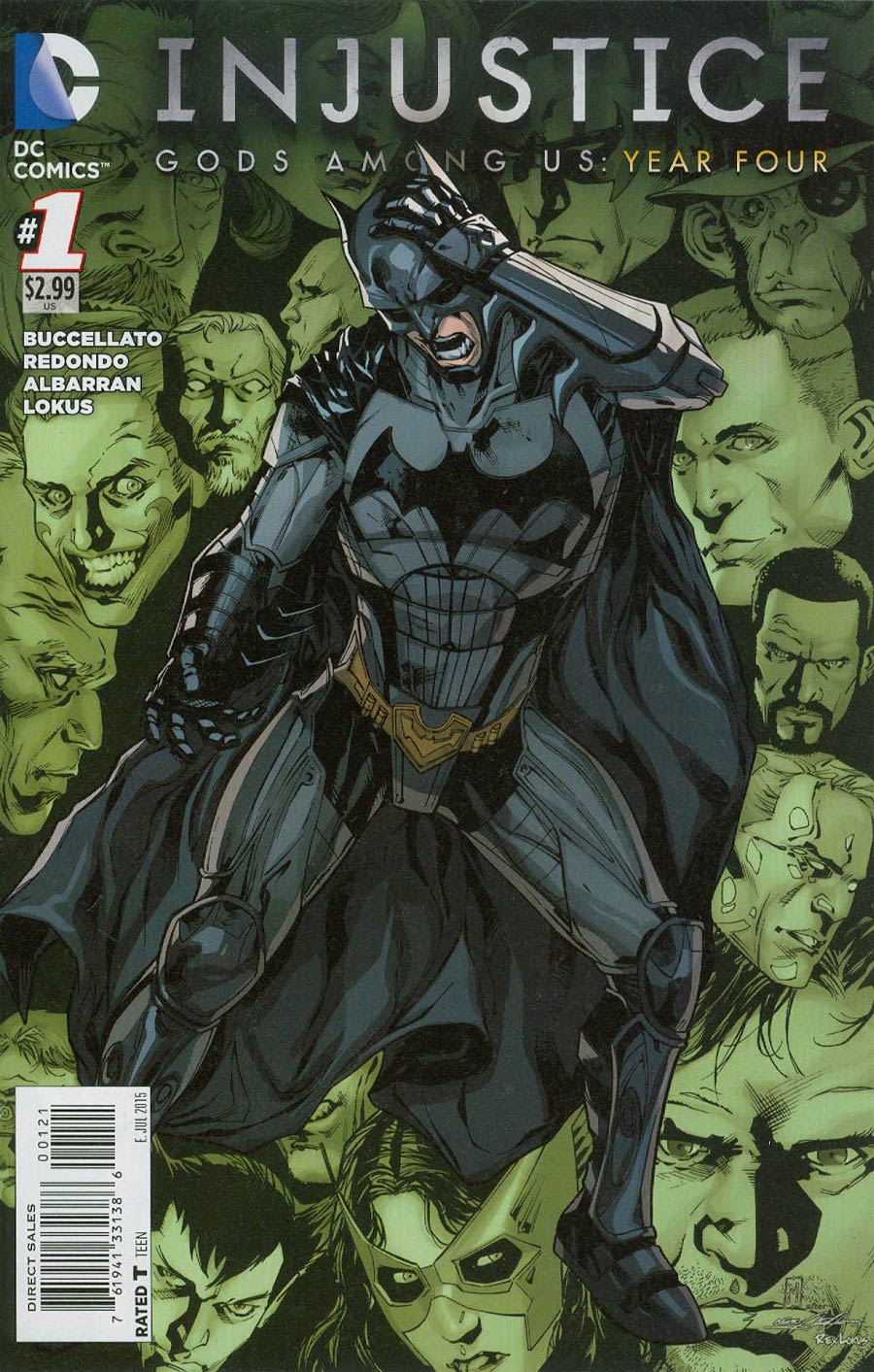 Injustice Gods Among Us Year Four #1 Cover B Incentive Matthew Clark Variant Cover