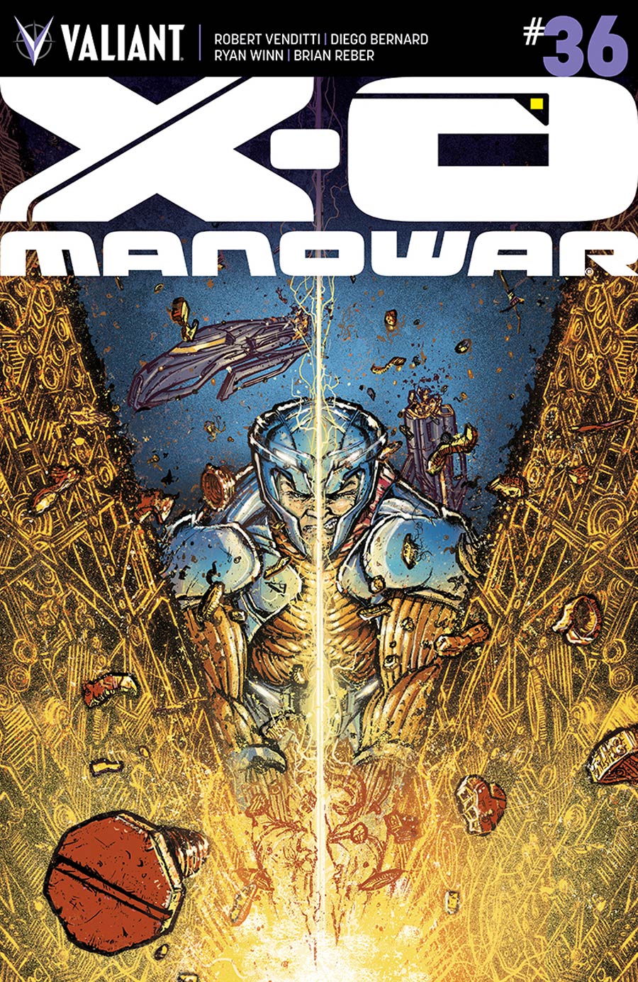X-O Manowar Vol 3 #36 Cover D Incentive Ryan Lee Variant Cover