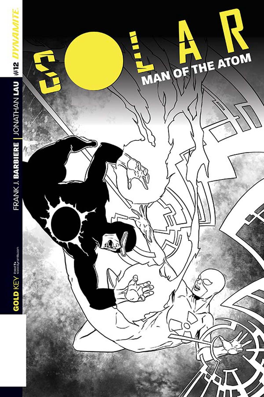 Solar Man Of The Atom Vol 2 #12 Cover C Incentive Marc Laming Black & White Cover