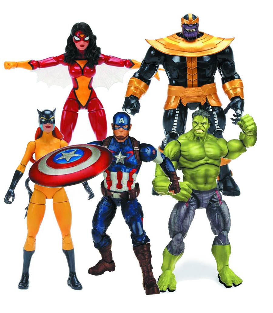 Avengers 6-Inch Infinite Legends Action Figure Assortment 201502 - Complete 6-Figure Set