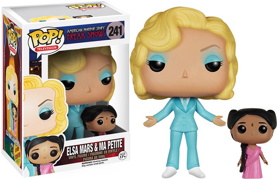 POP Television 241 American Horror Story Season 4 Elsa Mars And Ma Petite Vinyl Figure