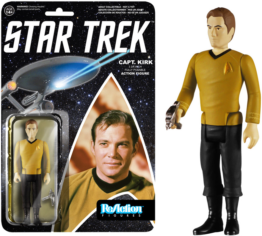 ReAction Star Trek Kirk 4-Inch Action Figure