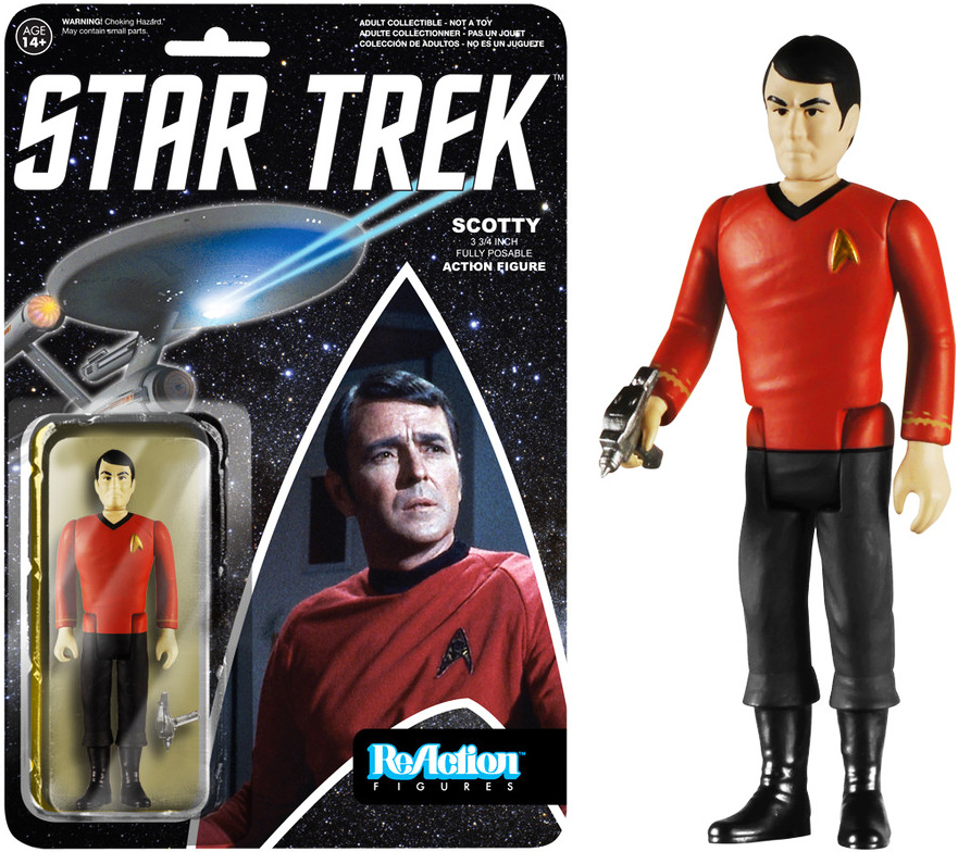 ReAction Star Trek Scotty 4-Inch Action Figure