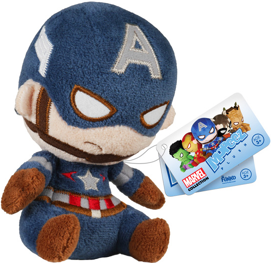 Mopeez Marvel Comics Captain America Plushie