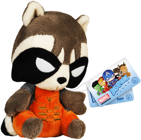 Mopeez Marvel Comics Rocket Raccoon Plushie