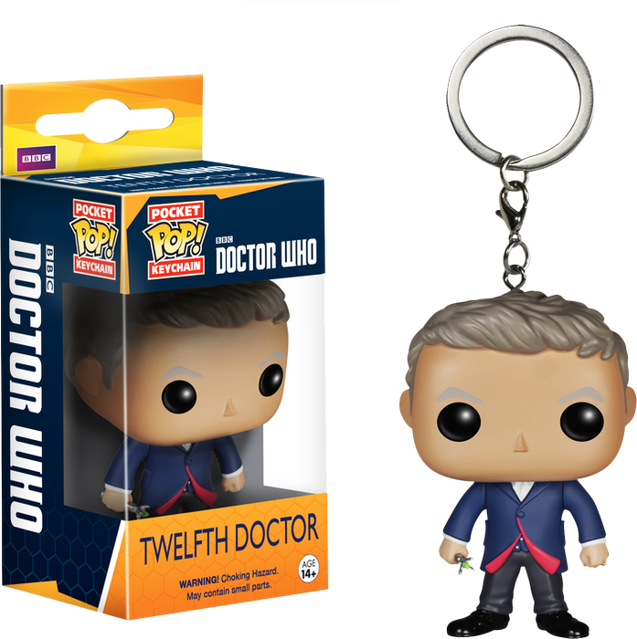 POP Doctor Who 12th Doctor Vinyl Figure Pocket Keychain