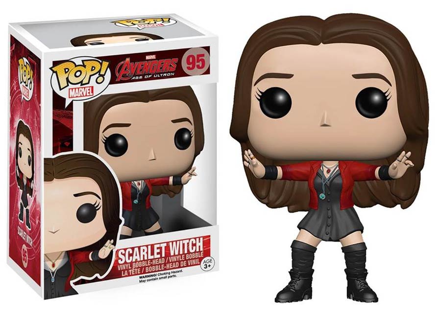 POP Marvel 95 Avengers Age Of Ultron Scarlet Witch Vinyl Bobble Head