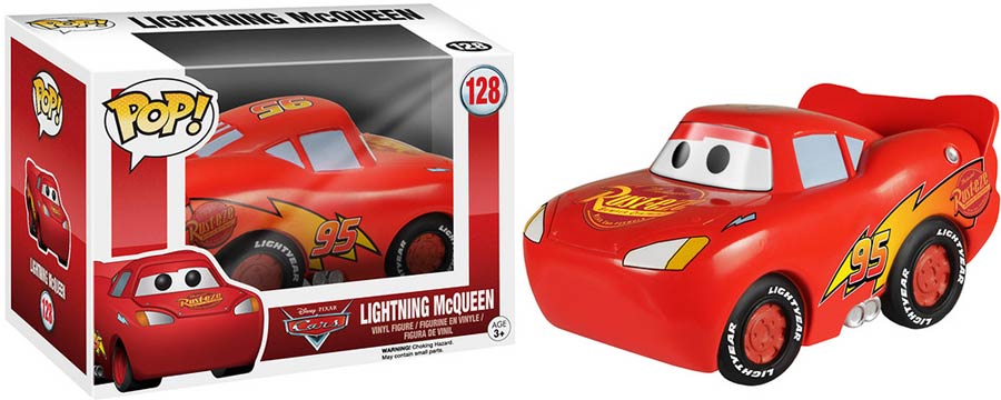 POP Disney 128 Cars McQueen Vinyl Figure