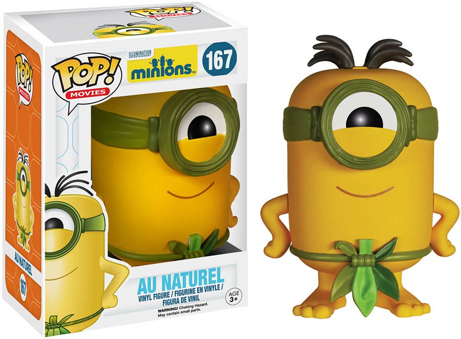 POP Movies 167 Minions Au Naturel Vinyl Figure