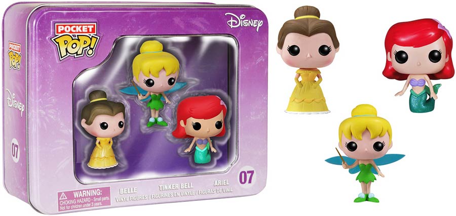 Pocket Pop Tins 07 Disney Princesses Vinyl Figure Pocket Set