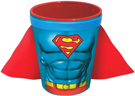 DC Comics Molded Caped Ceramic Shot Glass - Superman
