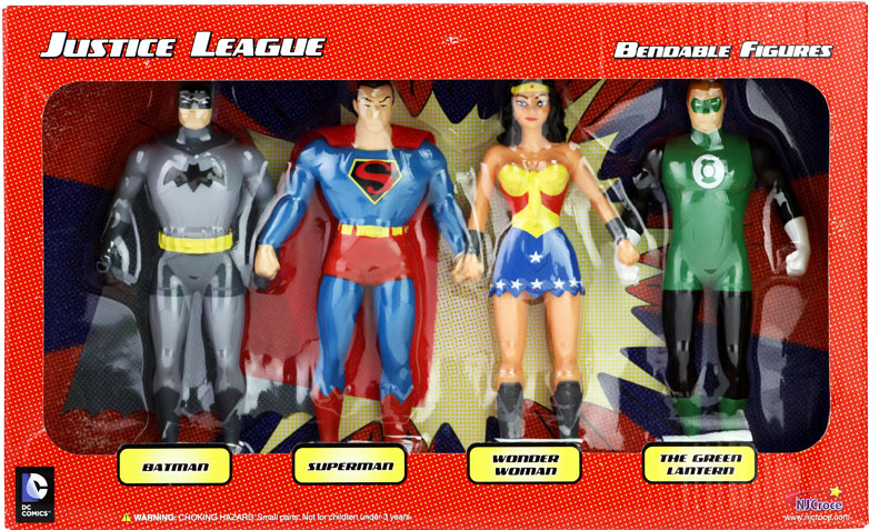 DC Comics  5-Piece Bendable Boxed Set - Justice League The New Frontier