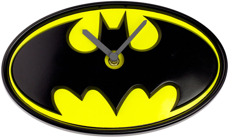 DC Comics Wobble Clock - Batman Logo
