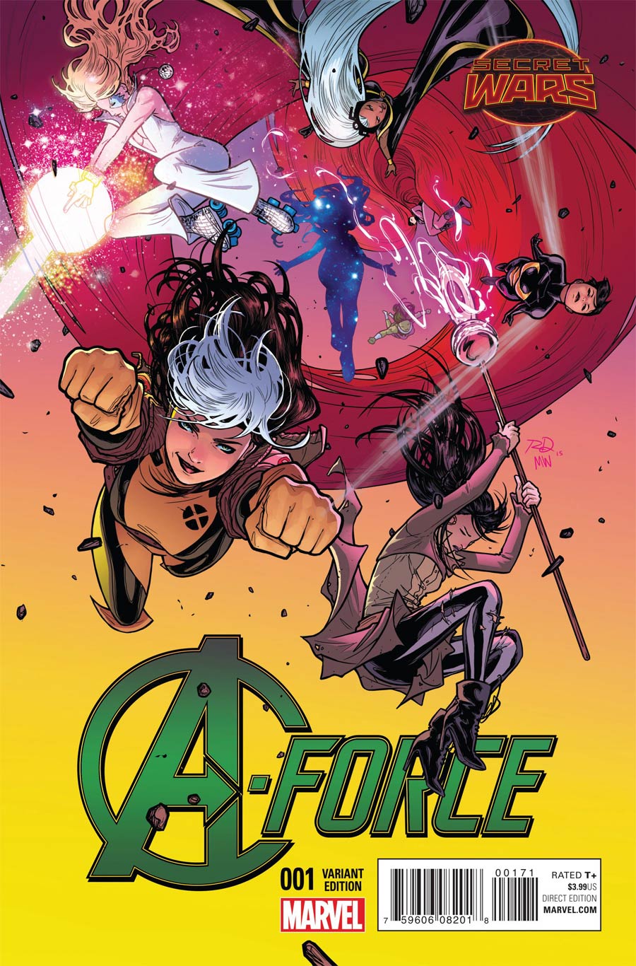 A-Force #1 Cover G Incentive Russell Dauterman Variant Cover (Secret Wars Warzones Tie-In)