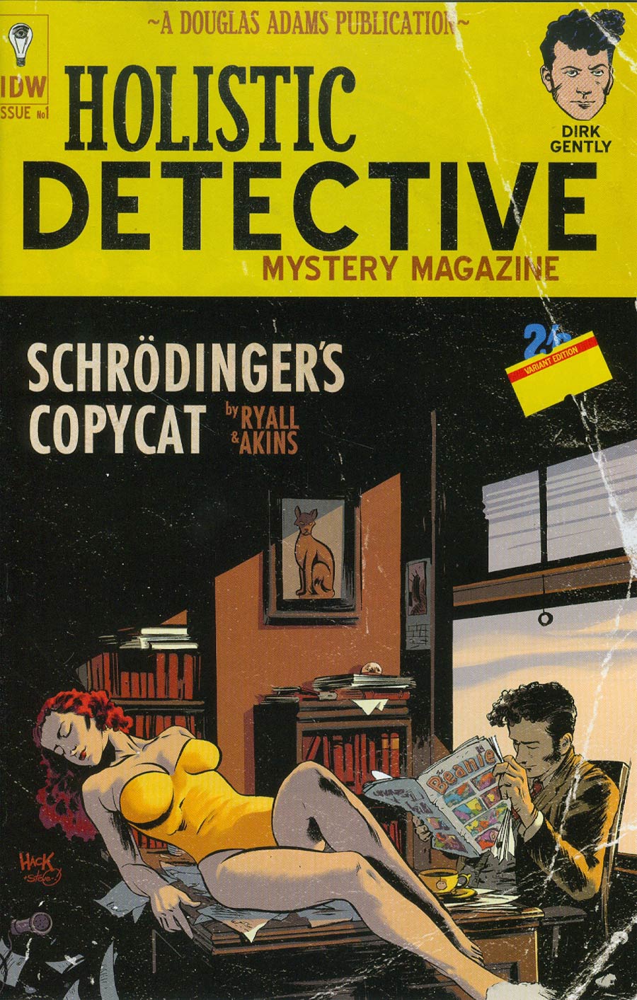 Dirk Gentlys Holistic Detective Agency #1 Cover C Incentive Robert Hack Film Noir Variant Cover