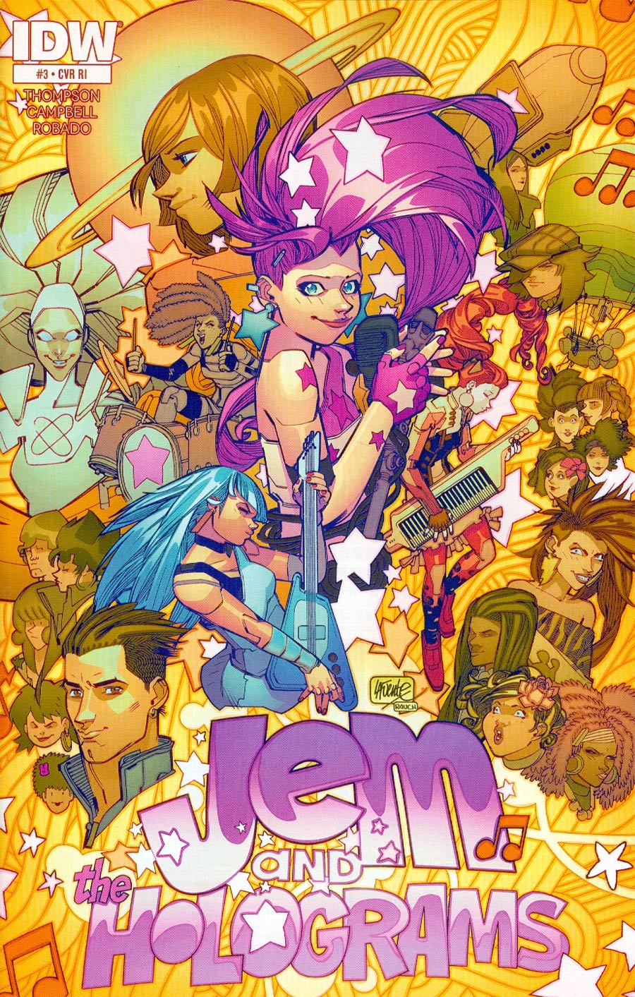 Jem And The Holograms #3 Cover C Incentive David Lafuente Variant Cover