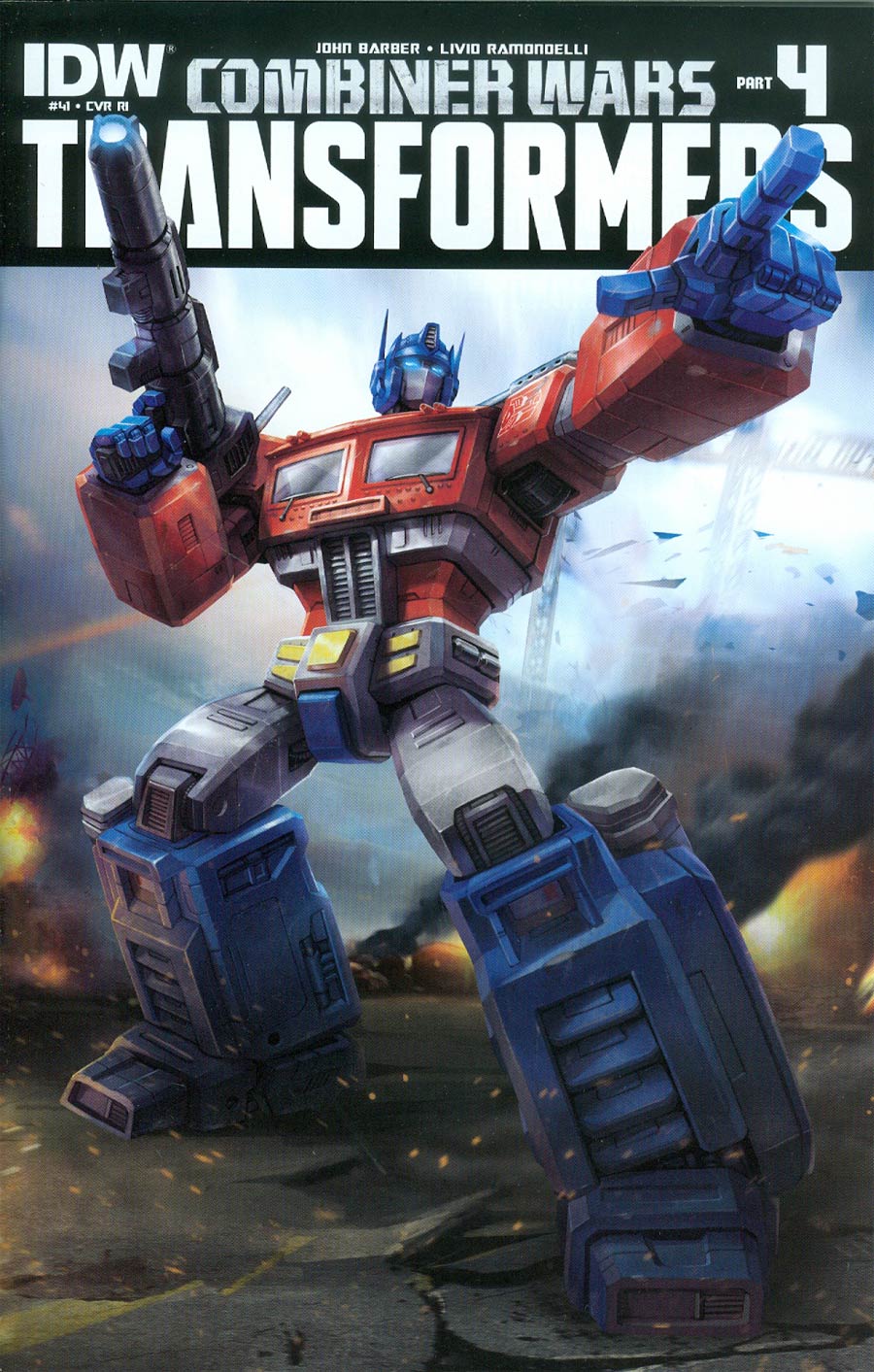 Transformers Vol 3 #41 Cover C Incentive Hasbro Combiner Wars Poster Variant Cover (Combiner Wars Part 4)