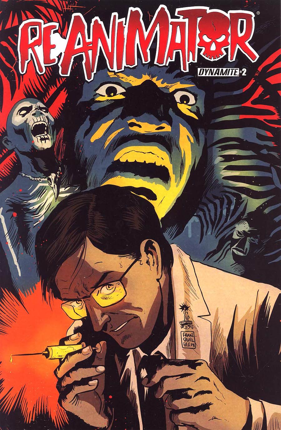 Re-Animator #2 Cover A Regular Francesco Francavilla Cover