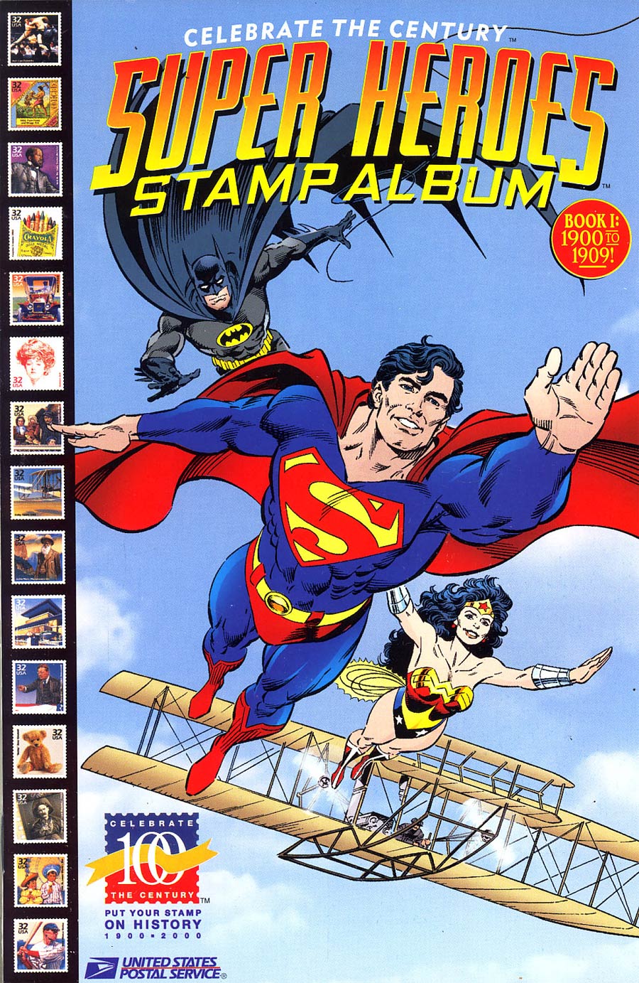 DC Super Heroes Stamp Album #1