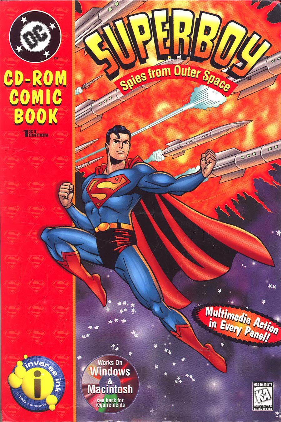 Superboy CD Rom Spies From Outer Space #1