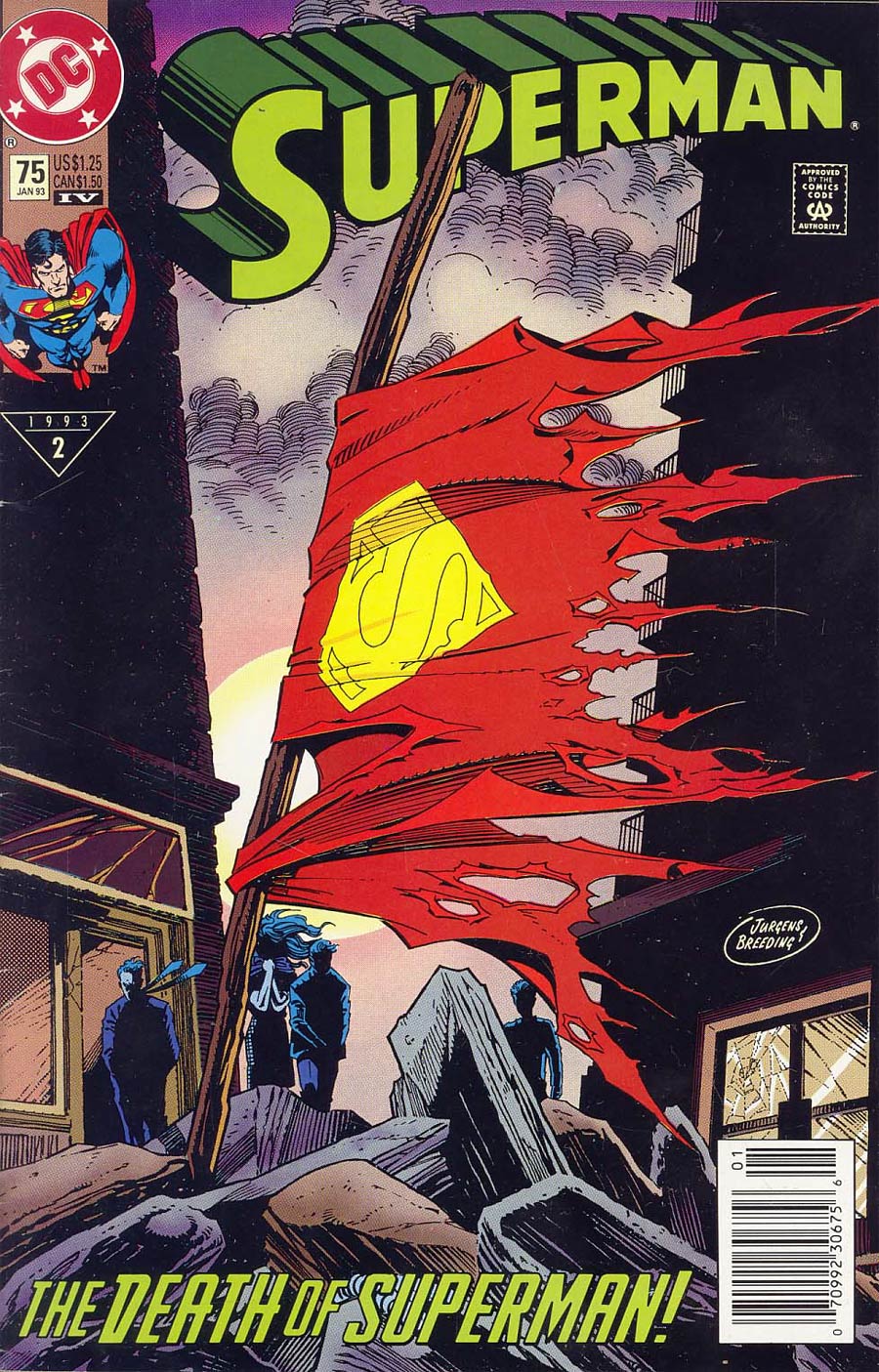 Superman Vol 2 #75 Cover G UPC 4th Ptg