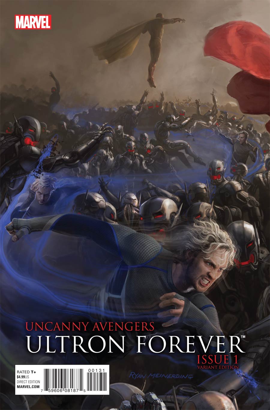 Uncanny Avengers Ultron Forever #1 Cover B Avengers Age Of Ultron Movie Connecting G Variant Cover (Ultron Forever Part 3)