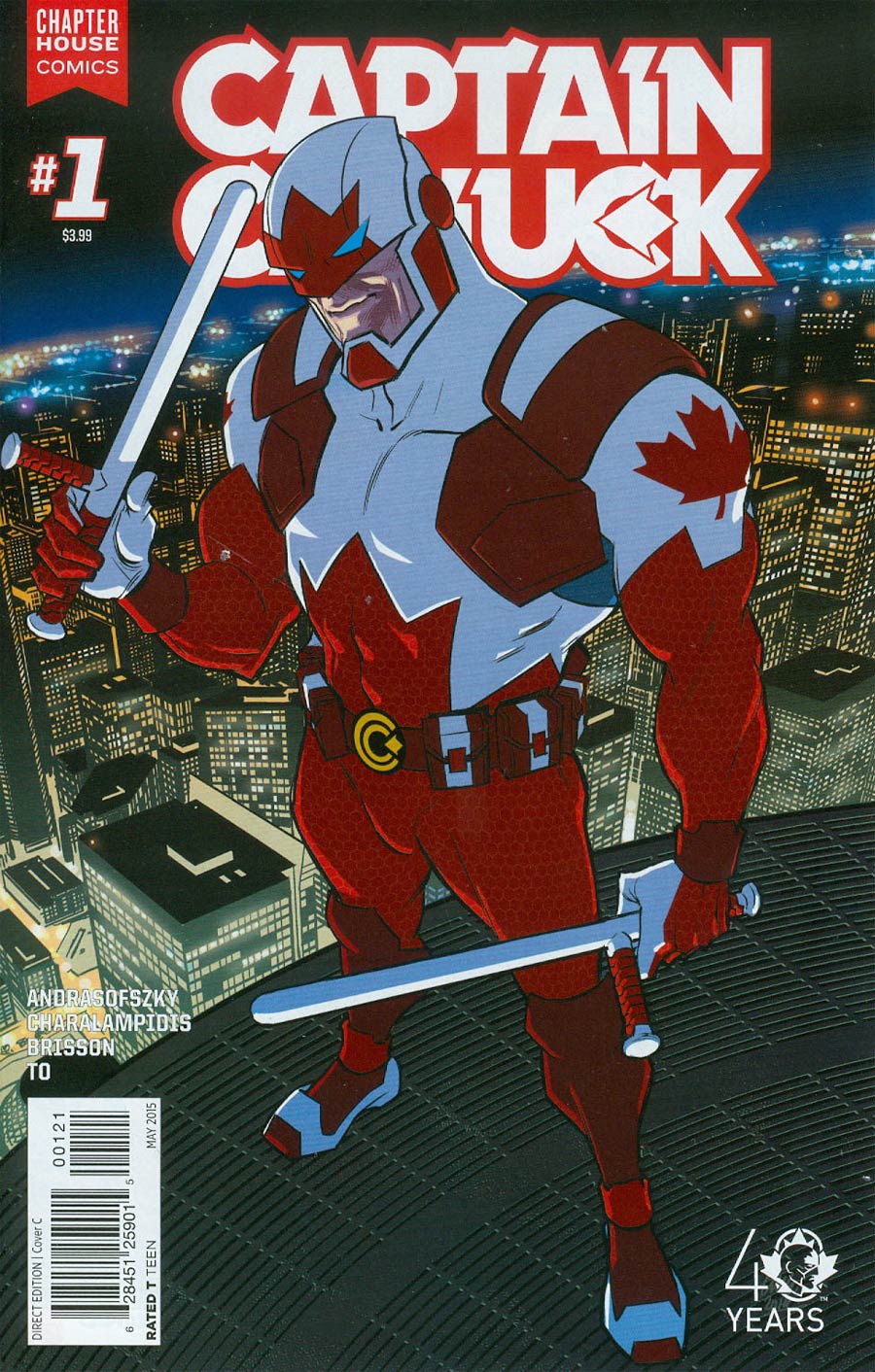 Captain Canuck Vol 2 #1 Cover C Variant Blank Cover