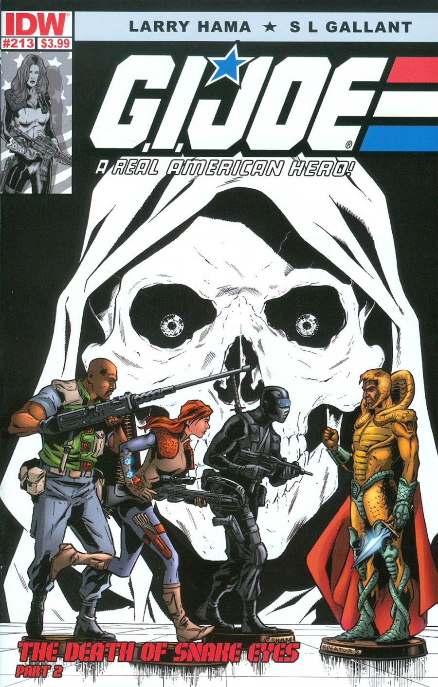 GI Joe A Real American Hero #213 Cover D 2nd Ptg SL Gallant Variant Cover