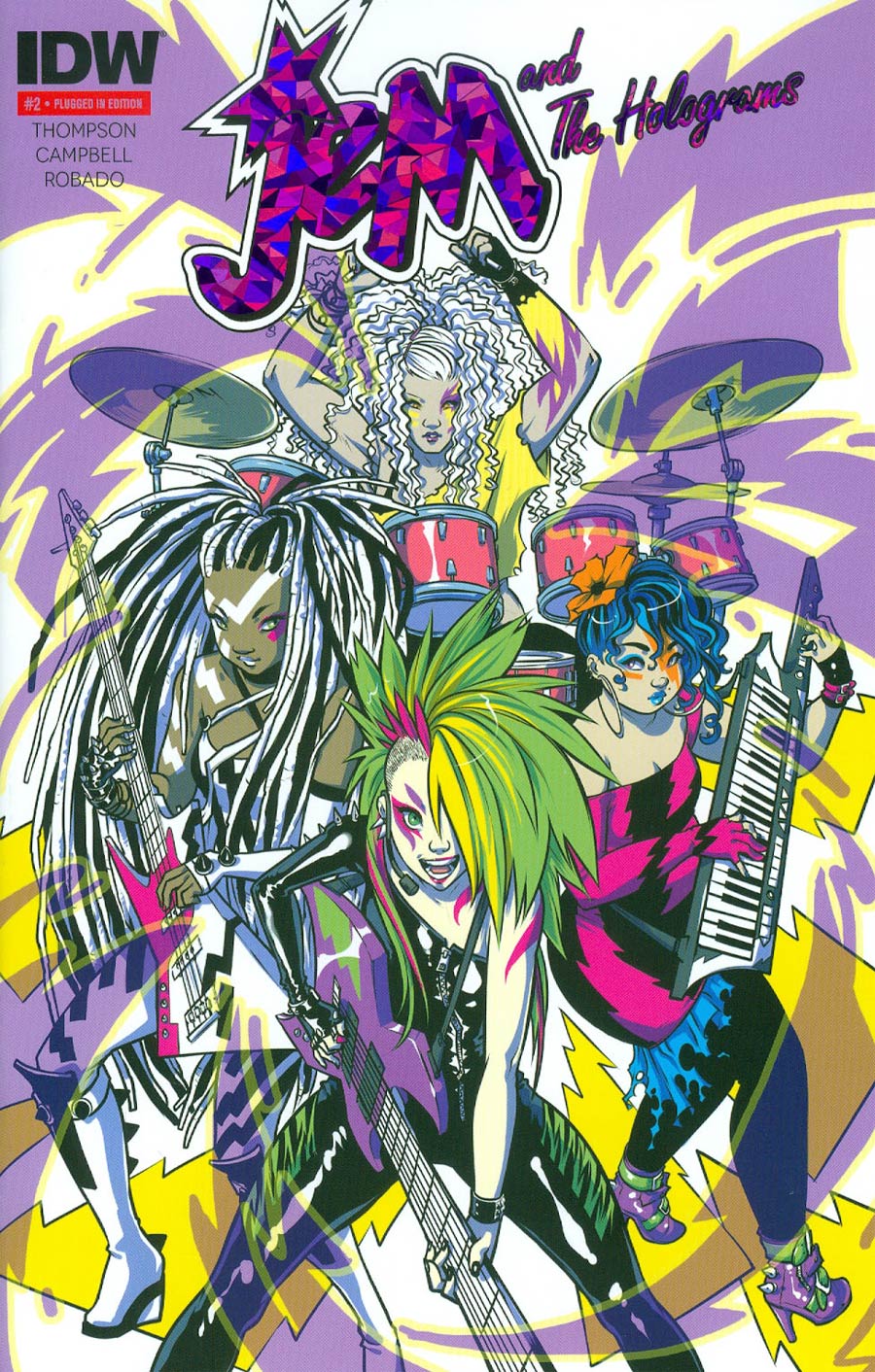 Jem And The Holograms #2 Cover H Plugged-In Edition 2nd Ptg