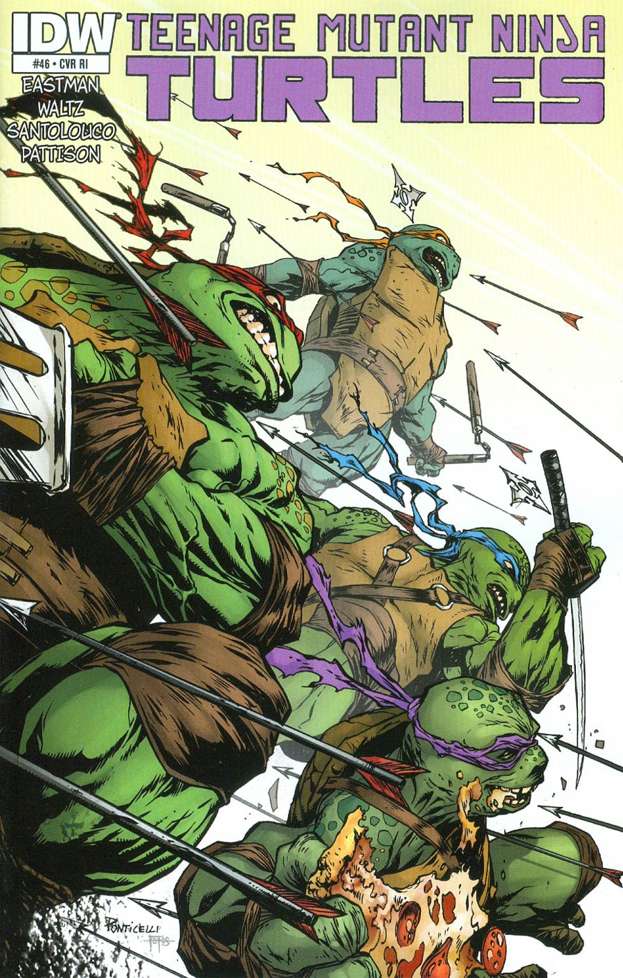 Teenage Mutant Ninja Turtles Vol 5 #46 Cover C Incentive Alberto Ponticelli Variant Cover
