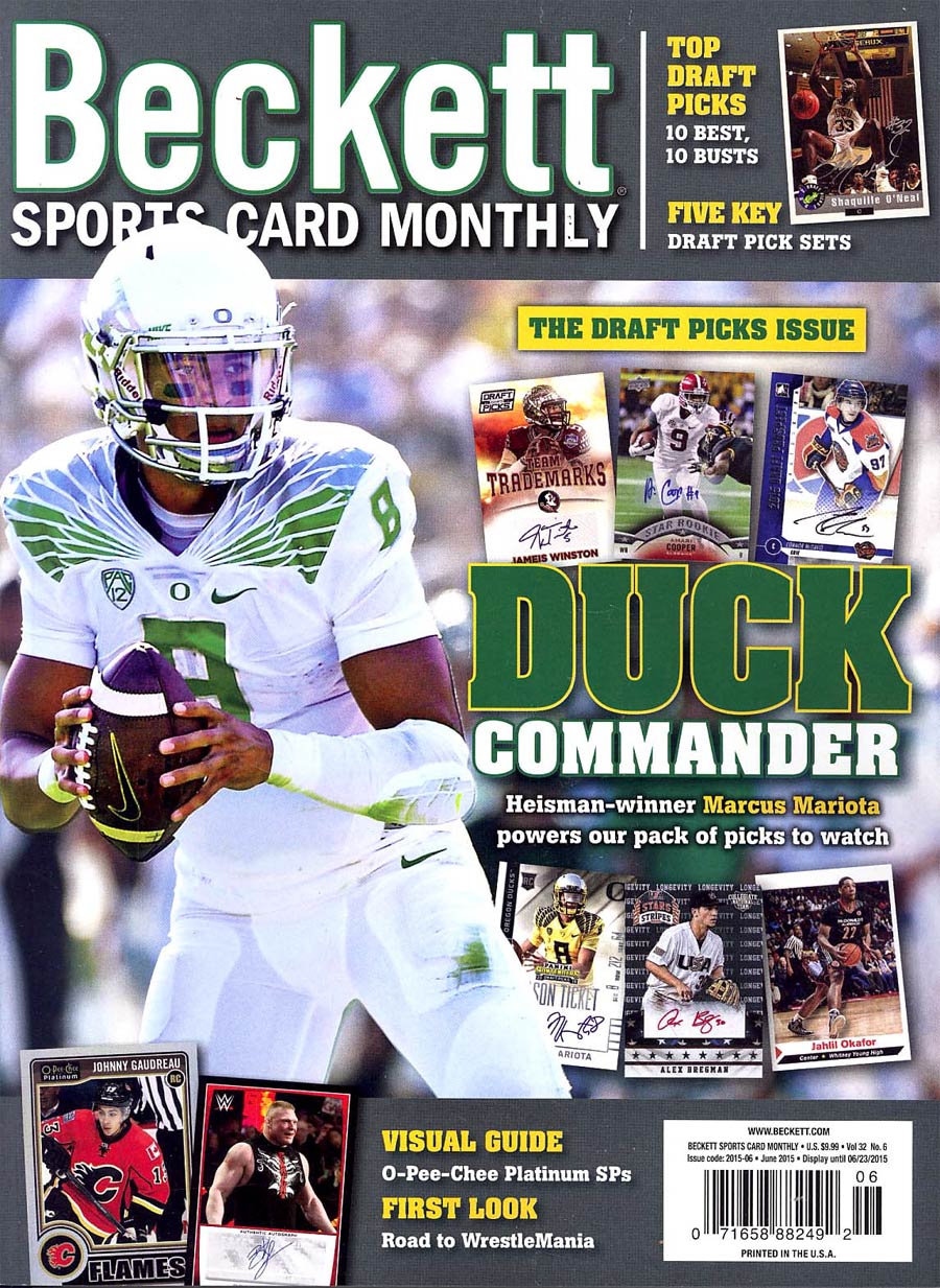 Beckett Sports Card Monthly Vol 32 #6 Jun 2015