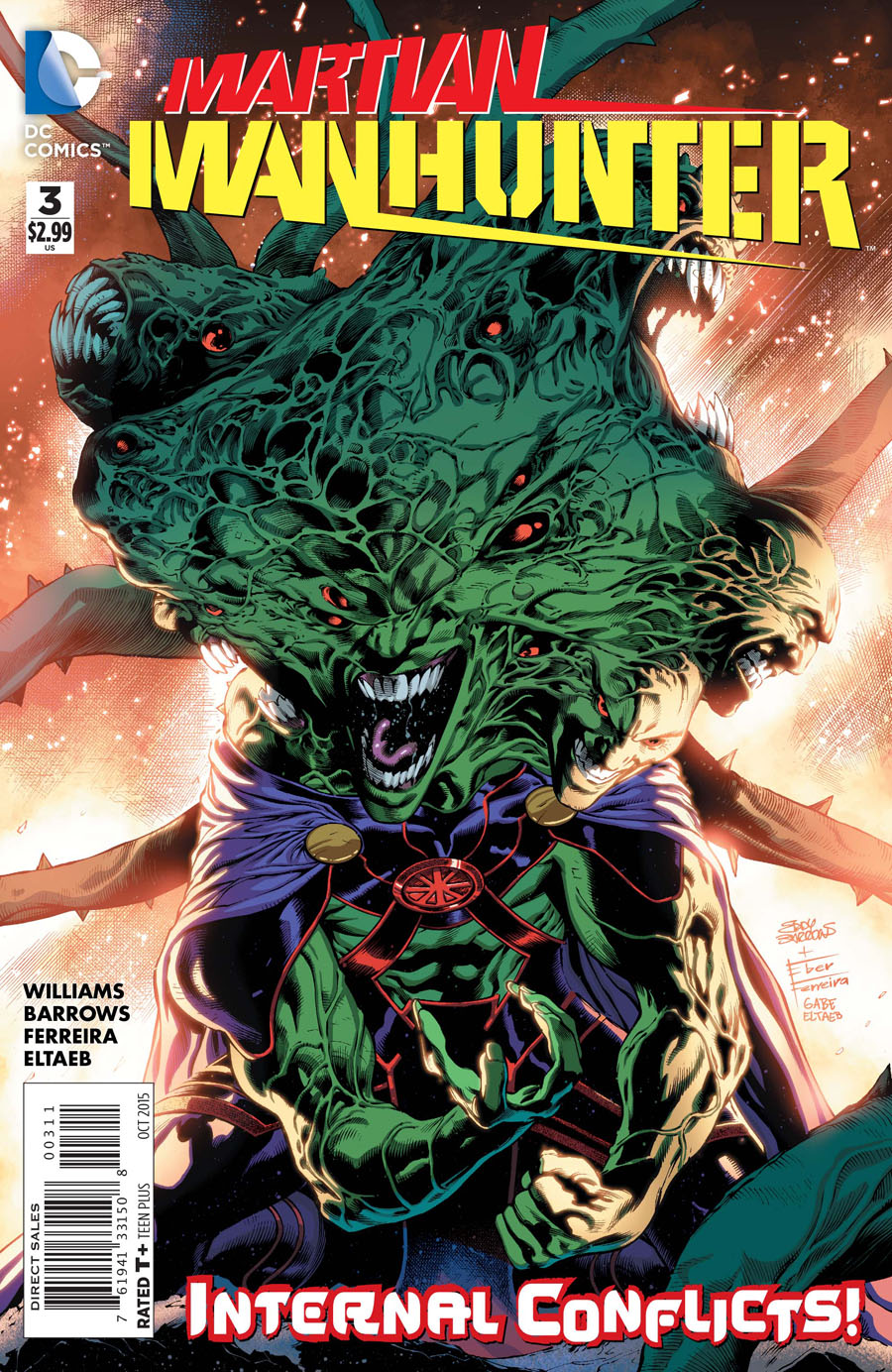 Martian Manhunter Vol 4 #3 Cover A Regular Eddy Barrows Cover