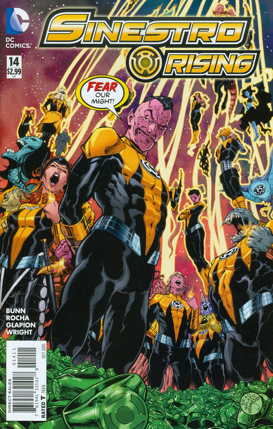 Sinestro #14 Cover A Regular Brad Walker Cover