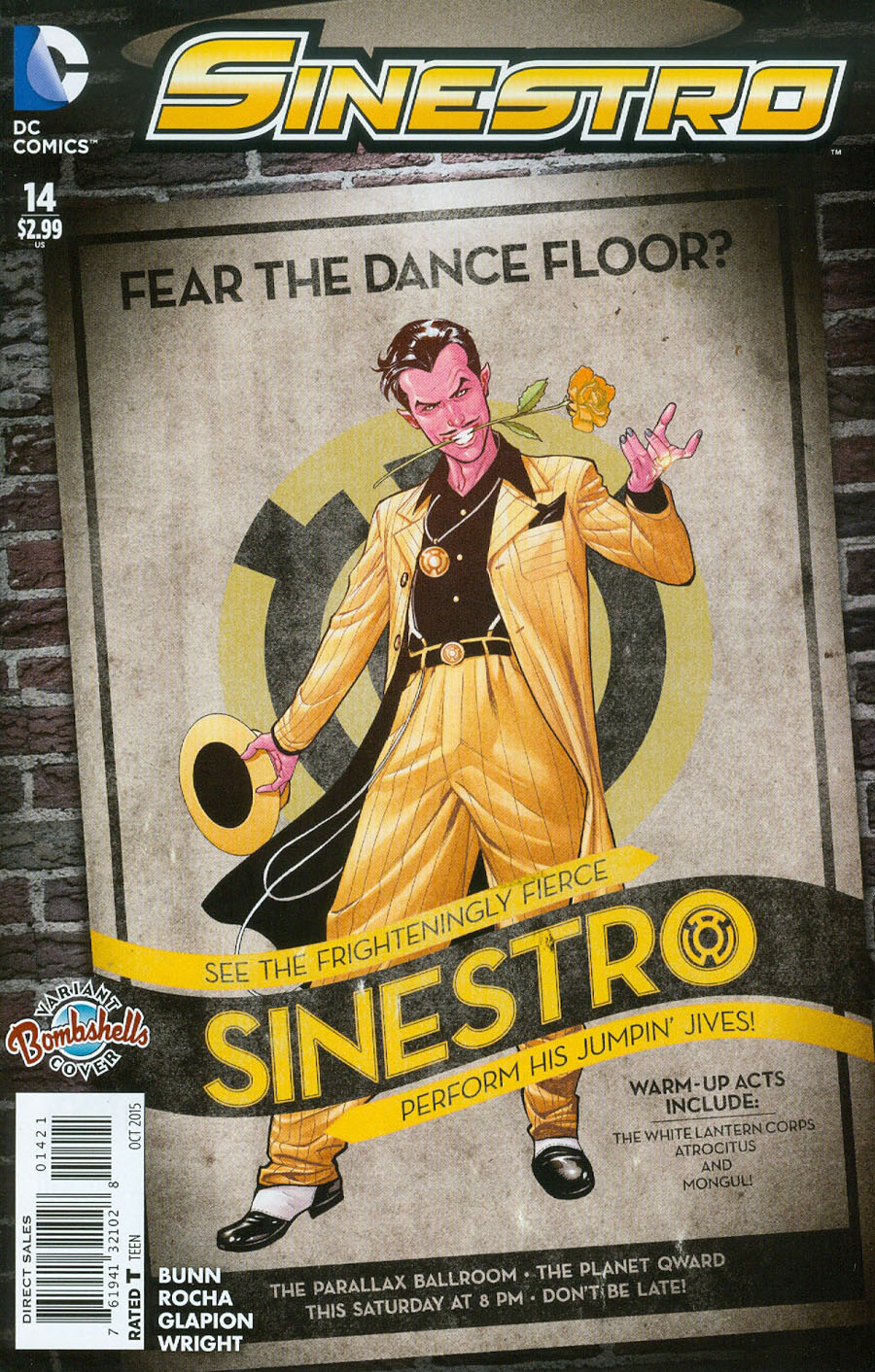 Sinestro #14 Cover B Variant Emanuela Lupacchino DC Bombshells Cover