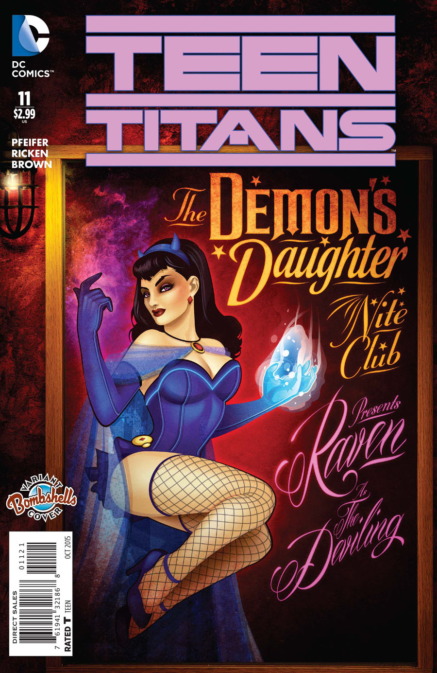 Teen Titans Vol 5 #11 Cover B Variant Ant Lucia DC Bombshells Cover