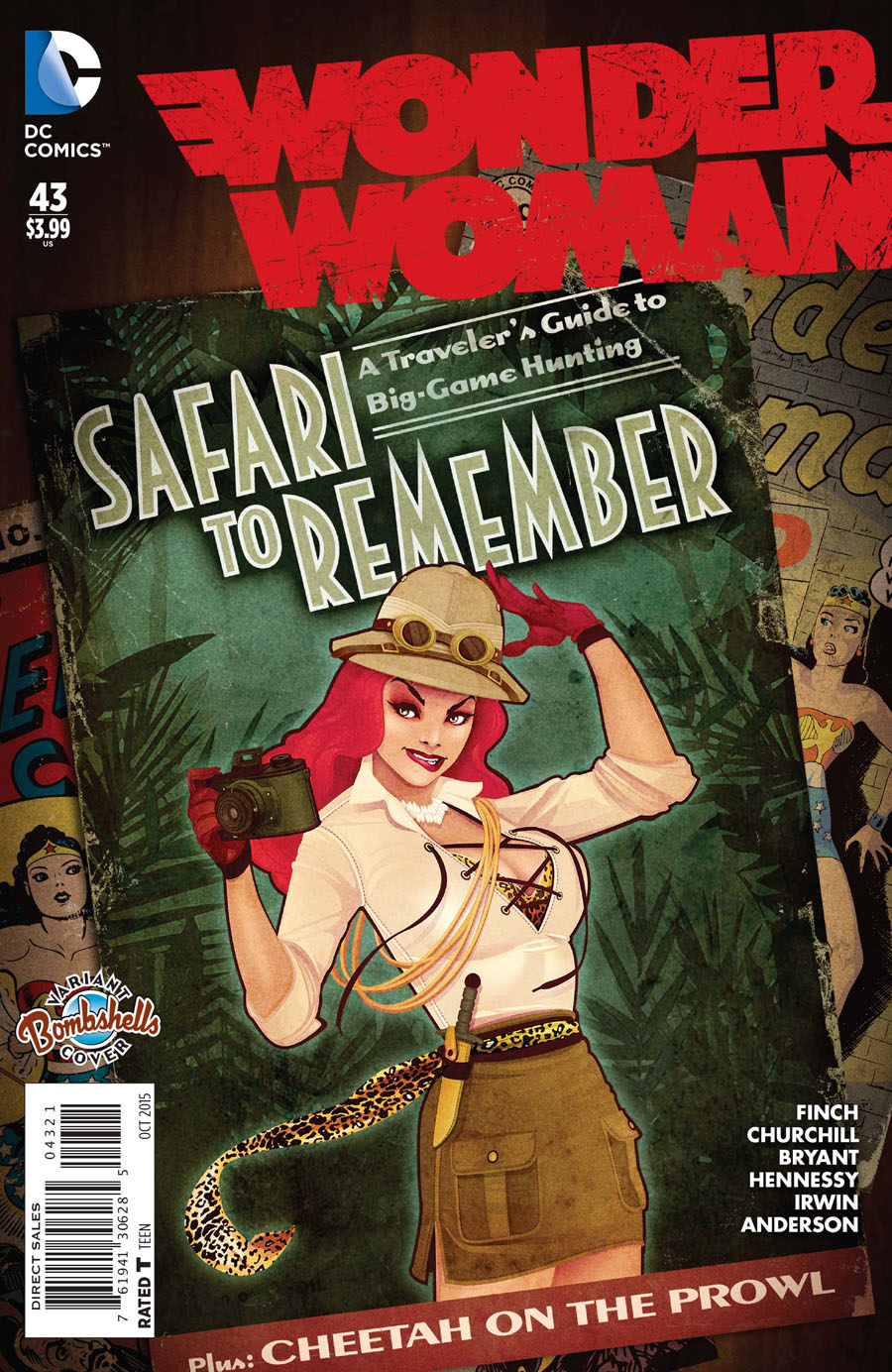 Wonder Woman Vol 4 #43 Cover B Variant Ant Lucia DC Bombshells Cover