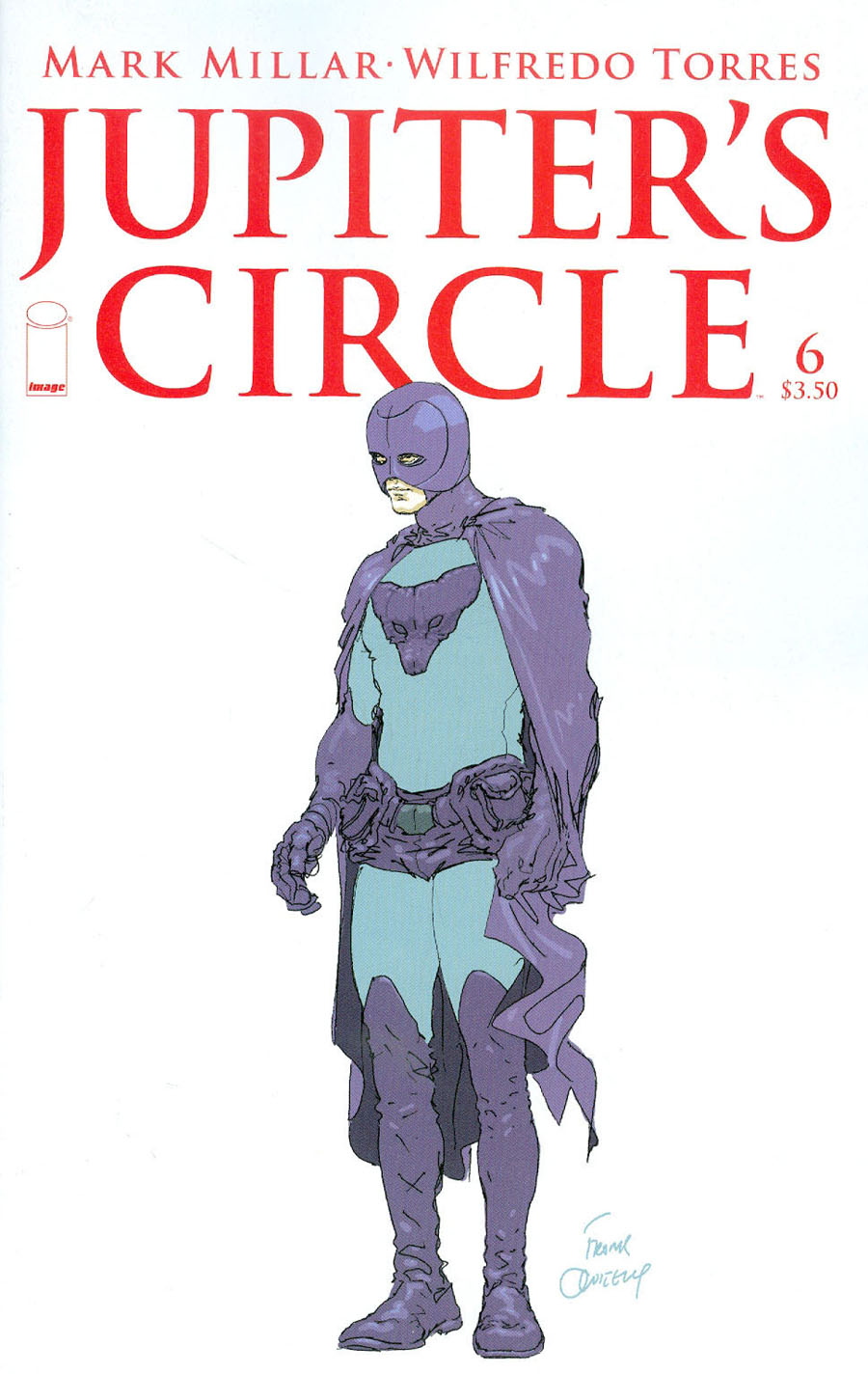 Jupiters Circle #6 Cover B Variant Frank Quitely Sketch Cover