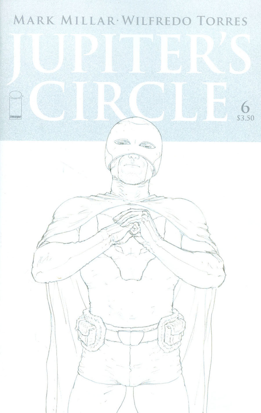 Jupiters Circle #6 Cover C Variant Frank Quitely Black & White Cover