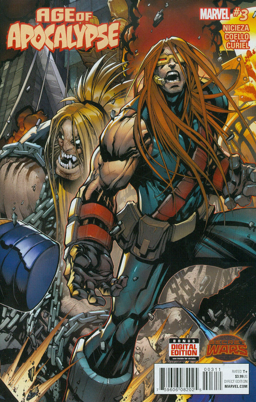 Age Of Apocalypse Vol 2 #3 Cover A Regular Gerardo Sandoval Cover (Secret Wars Warzones Tie-In)