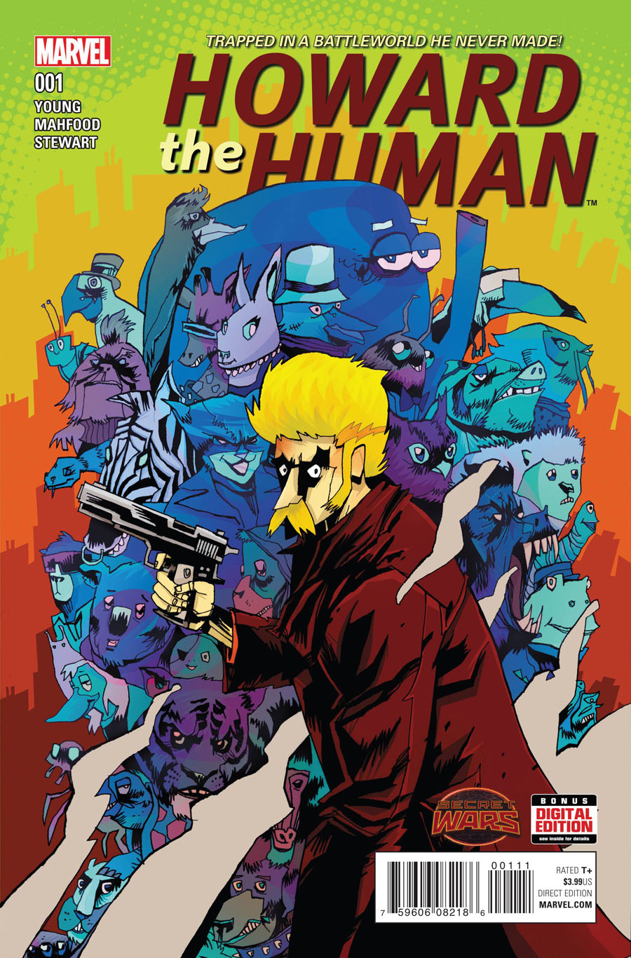 Howard The Human #1 Cover A Regular Jim Mahfood Cover (Secret Wars Warzones Tie-In)