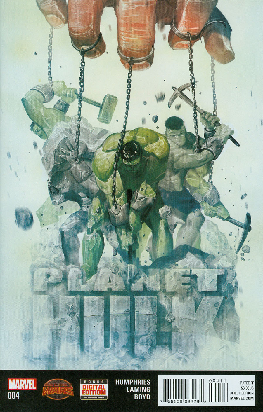 Planet Hulk #4 Cover A Regular Michael Del Mundo Cover (Secret Wars Warzones Tie-In)