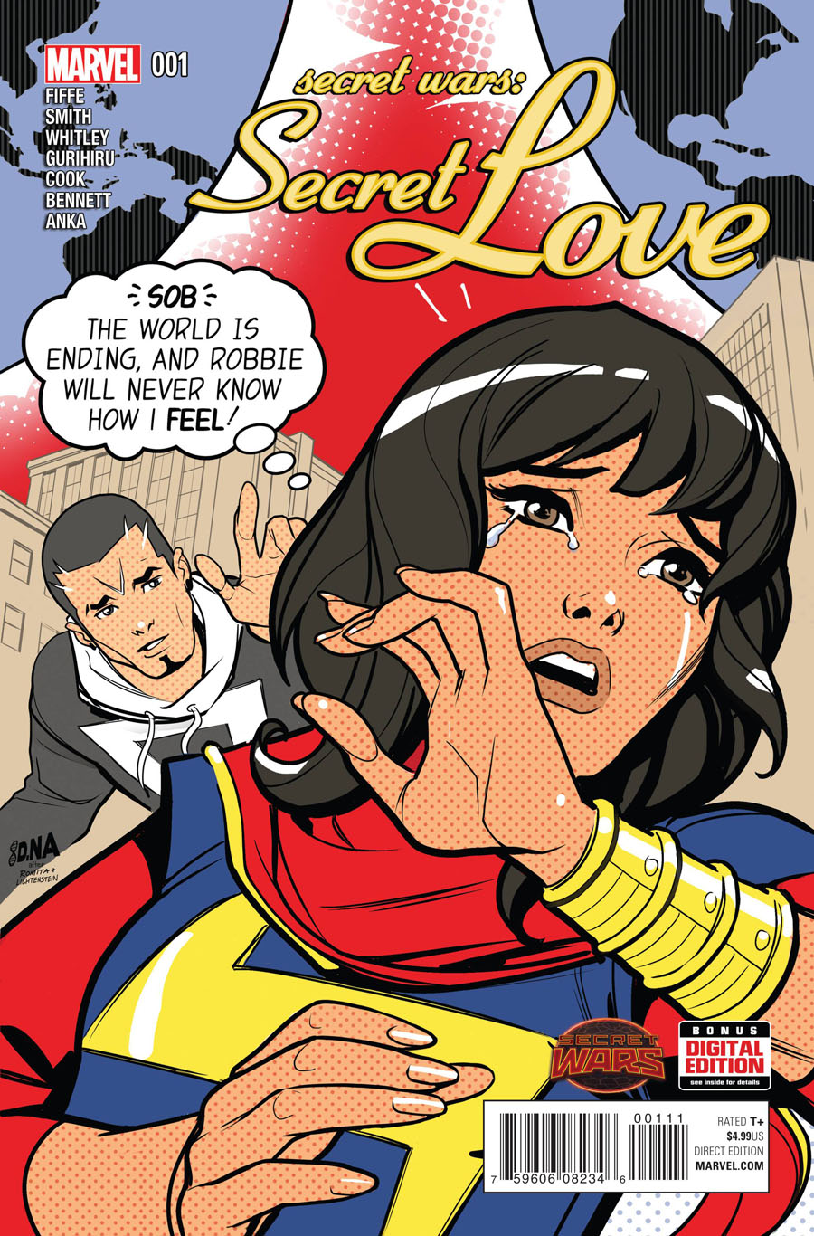 Secret Wars Secret Love #1 Cover A 1st Ptg Regular David Nakayama Cover (Secret Wars Battleworld Tie-In)