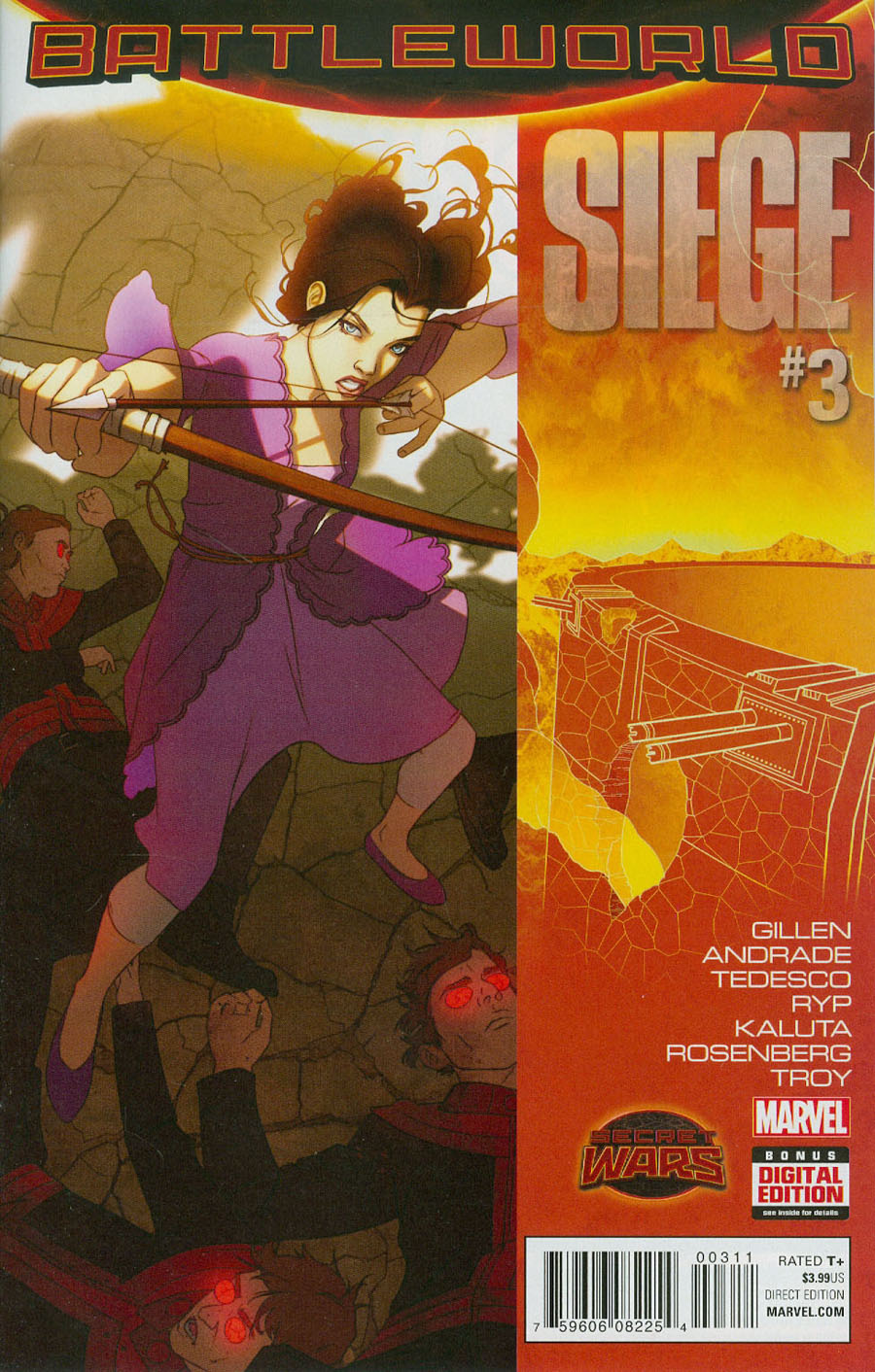 Siege (Marvel) Vol 2 #3 Cover A Regular W Scott Forbes Cover (Secret Wars Battleworld Tie-In)