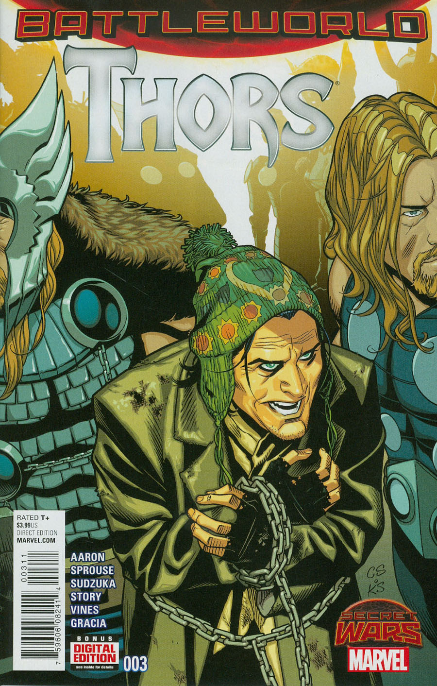 Thors #3 Cover A Regular Chris Sprouse Cover (Secret Wars Battleworld Tie-In)