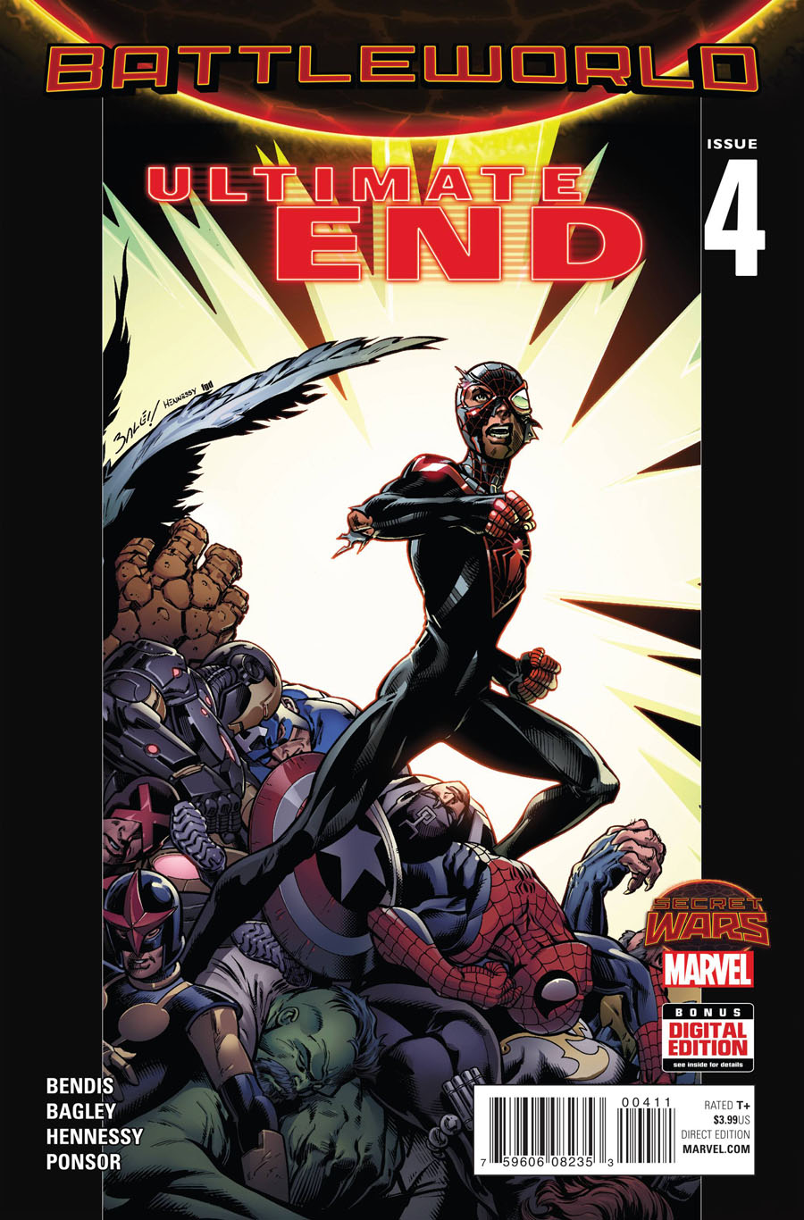 Ultimate End #4 Cover A Regular Mark Bagley Cover (Secret Wars Battleworld Tie-In)