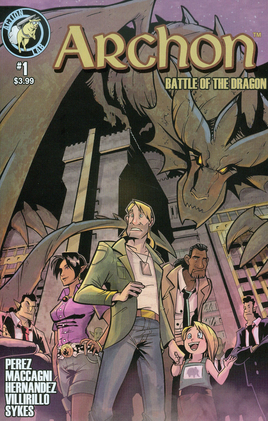 Archon Battle Of The Dragon #1 Cover A Regular Marco Maccagni Cover