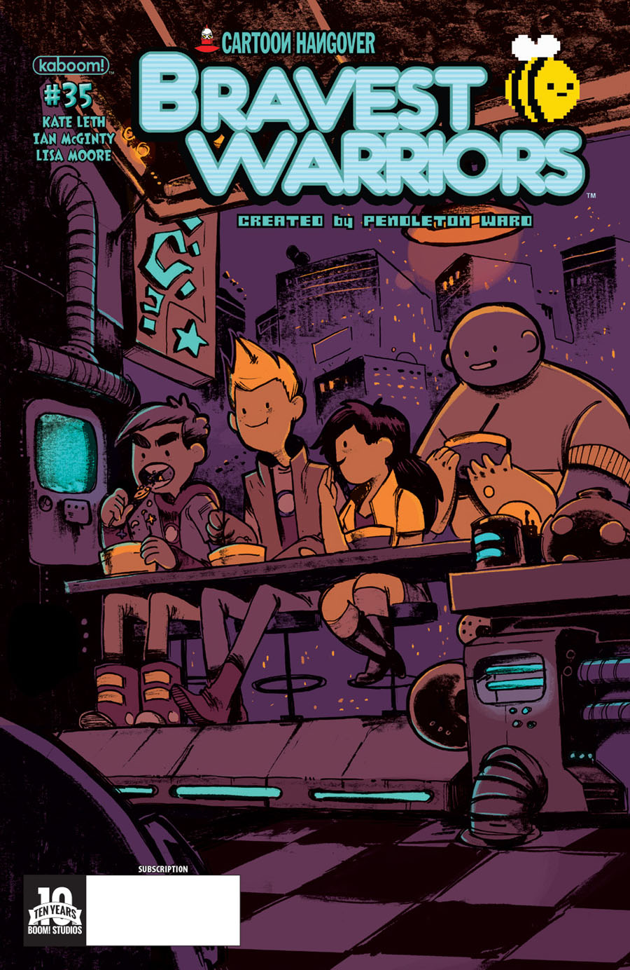 Bravest Warriors #35 Cover B Variant Caroline Breault Subscription Cover