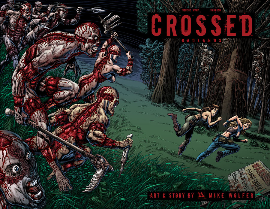 Crossed Badlands #82 Cover C Wraparound Cover