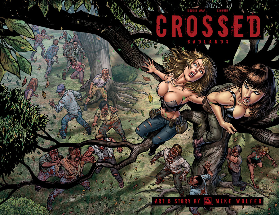Crossed Badlands #83 Cover C Wraparound Cover